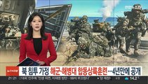 '북한 침투 가정' 해군·해병대 합동상륙훈련 4년만에 공개