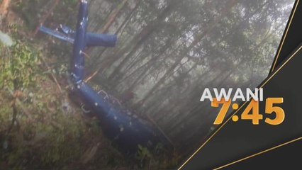 Tragedi | Helikopter terhempas di Cameron Highlands