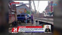 Driver ng SUV na tumakas matapos tangkain ng MMDA na hatakin ang kanyang sasakyang ilegal na nakaparada, huli | 24 Oras