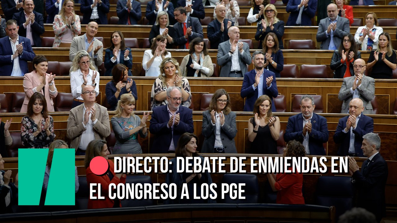 Directo: debate de enmiendas en el Congreso a los PGE
