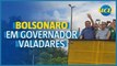 Bolsonaro participa de carreata em Governador Valadares