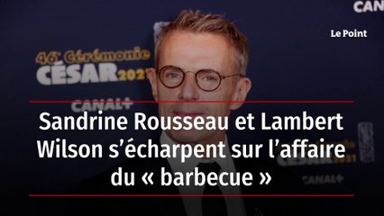 Sandrine Rousseau et Lambert Wilson s’écharpent sur l’affaire du « barbecue »