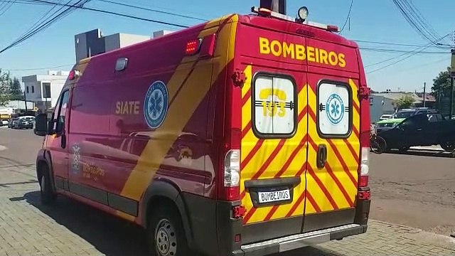 Trabalhador fica ferido após sofrer uma queda de cerca de 6 metros de altura no Bairro Brasília