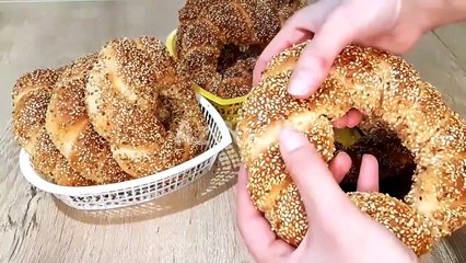 This recipe is INCREDIBLE! Turkish Simites (bagels). Much tastier than store bought‼ #202