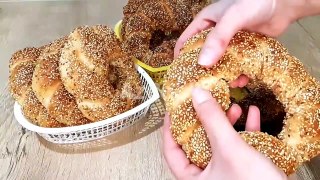 This recipe is INCREDIBLE! Turkish Simites (bagels). Much tastier than store bought‼ #202