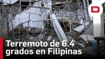 Filipinas evalúa los daños del terremoto de 6.4 grados que sacudió el norte del país