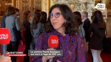 Pierre Soulages « m’a profondément marqué », réagit la ministre de la Culture