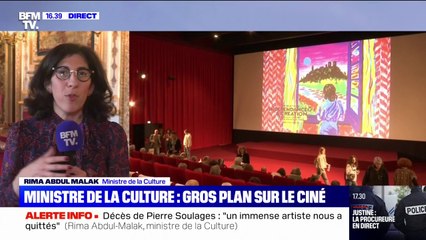 Rima Abdul Malak: "La baisse de fréquentation des cinémas est préoccupante"