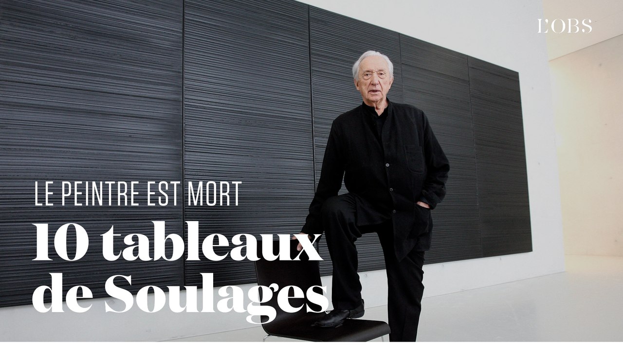 Le peintre Pierre Soulages est mort : 10 tableaux à (re)découvrir
