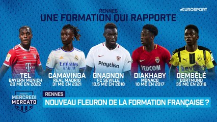 Dembélé, Camavinga et bientôt Doué : Rennes, nouveau fleuron de la formation