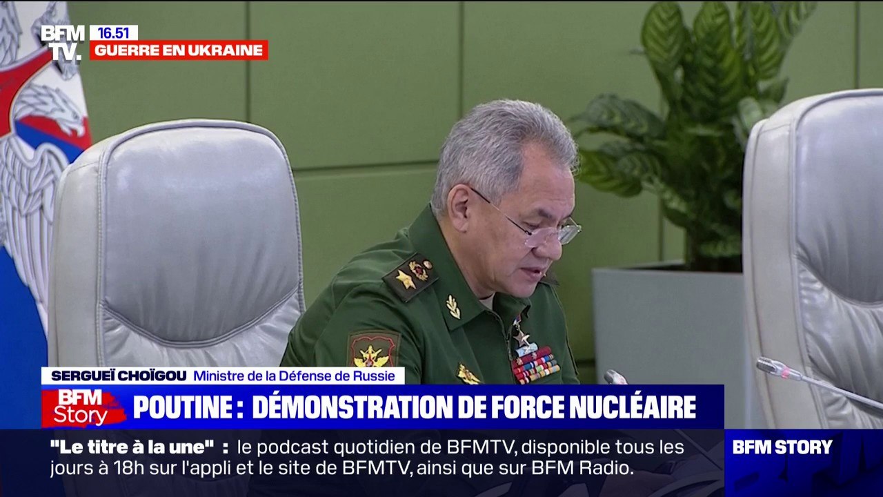 Sergueï Choïgou: "Les forces armées russes sont prêtes à répondre à une attaque nucléaire menée par l'un de nos rivaux"