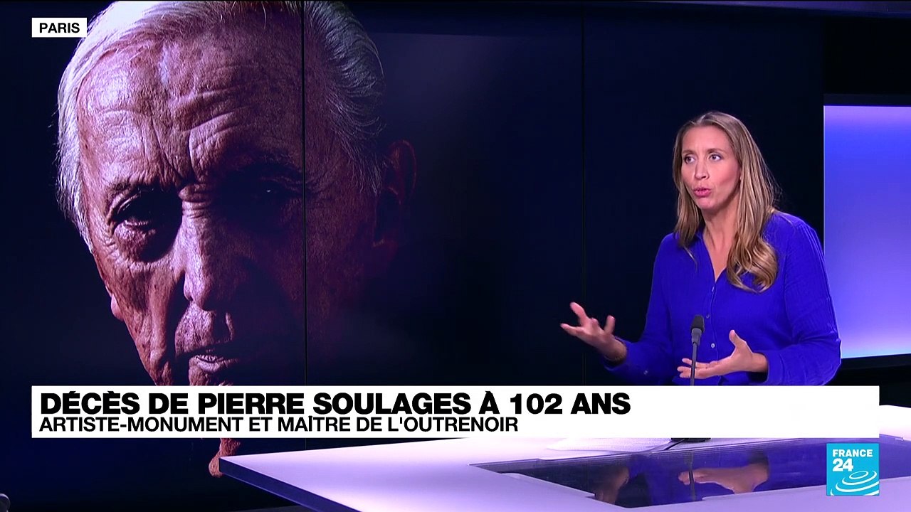 Décès de Pierre Soulages, artiste-peintre et maître de l'outrenoir