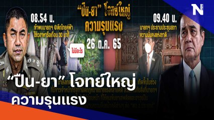 "ปืน-ยา" โจทย์ใหญ่ความรุนแรง | ข่าวข้นคนข่าว | NationTV22