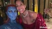 Kim Kardashian Morphs Into ‘X-men’s Mystique And Mistakenly Showed Up To Tracee Ellis Ross’ Birthday Dinner In Full Halloween Costume