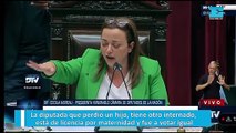 La diputada que perdió un hijo, tiene otro internado, está de licencia por maternidad y fue a votar igual