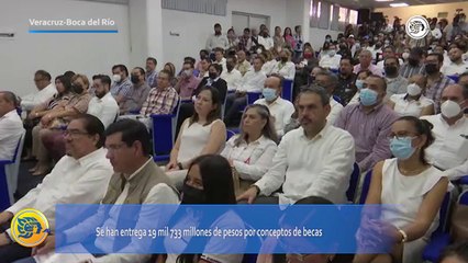 Скачать видео: De 2019 al 2022 se entregaron 19 mmdp de Becas del Bienestar en Veracruz