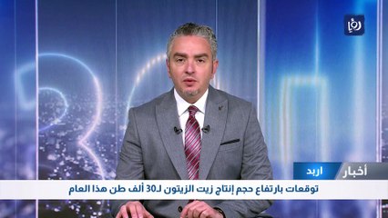 اربد: توقعات بارتفاع حجم إنتاج زيت الزيتون لـ30 ألف طن هذا العام