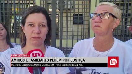 Familiares de vítima de acidente realizam protesto em Apucarana