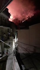 Incendio a Mili San Pietro
