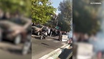 Protesters march to Mahsa Amini’s grave in Iran