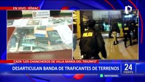 Rímac: Desarticulan presunta mafia de traficante de terrenos