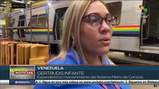 Venezuela fabrica sus propios trenes para el servicio público del país