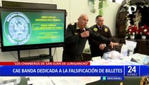 Los Chimberos de San Juan de Lurigancho: Capturan a miembro de banda de falsificadores de dinero