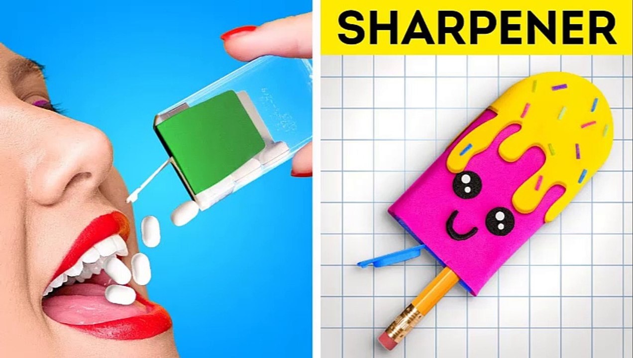I MADE THESE CUTE SCHOOL CRAFTS  Back To School Ideas