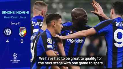 Inzhagi - Inter realised a 'dream' with UCL last-16 qualification