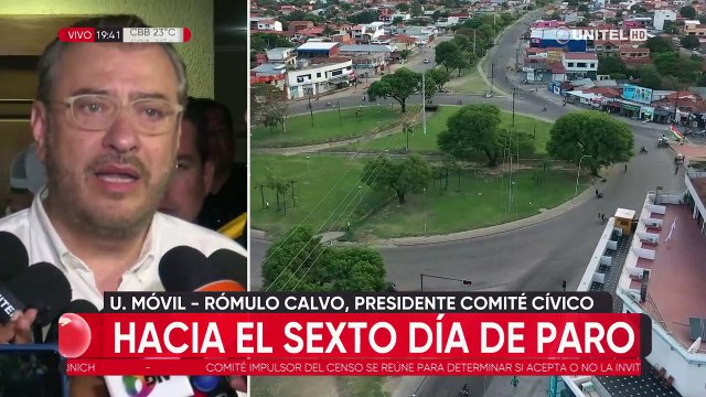 Calvo pide garantías para que autoridades cruceñas puedan asistir a cumbre por el Censo