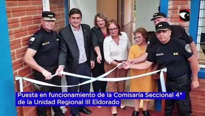 Se puso en funcionamiento una nueva comisaría en Eldorado