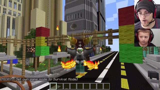 MINECRAFT Ratchet & Clank Lucky Block Challenge Mod! (4-Round Battle w_ FGTEEV Duddy, Chase & Mike)