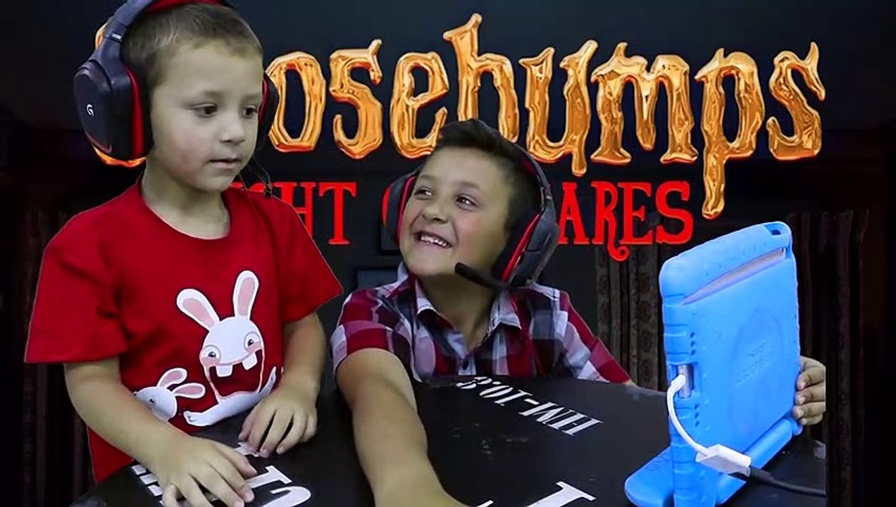 NIGHT OF JUMP SCARES!! Mike & Chase play GOOSEBUMPS N.O.S. iOS Game