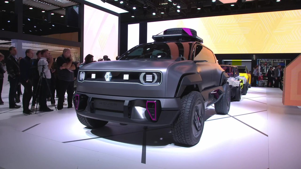 Der neue Renault 4EVER Trophy auf dem Pariser Autosalon 2022