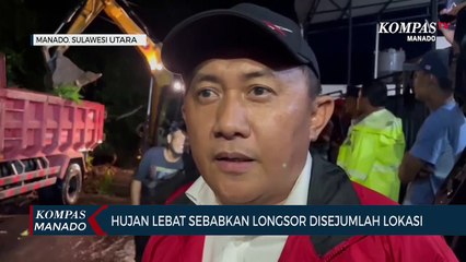 Hujan Lebat Sebabkan Longsor Disejumlah Lokasi Di Manado
