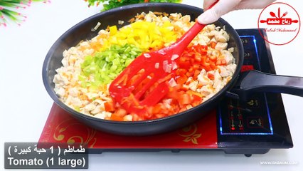 صينية بطاطس بحشوة الدجاج والخضار وجبة متكاملة حتبهري بها عائلتك وضيوفك