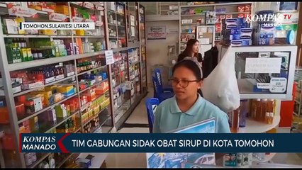 Tim Gabungan Sidak Obat Sirup Di Kota Tomohon