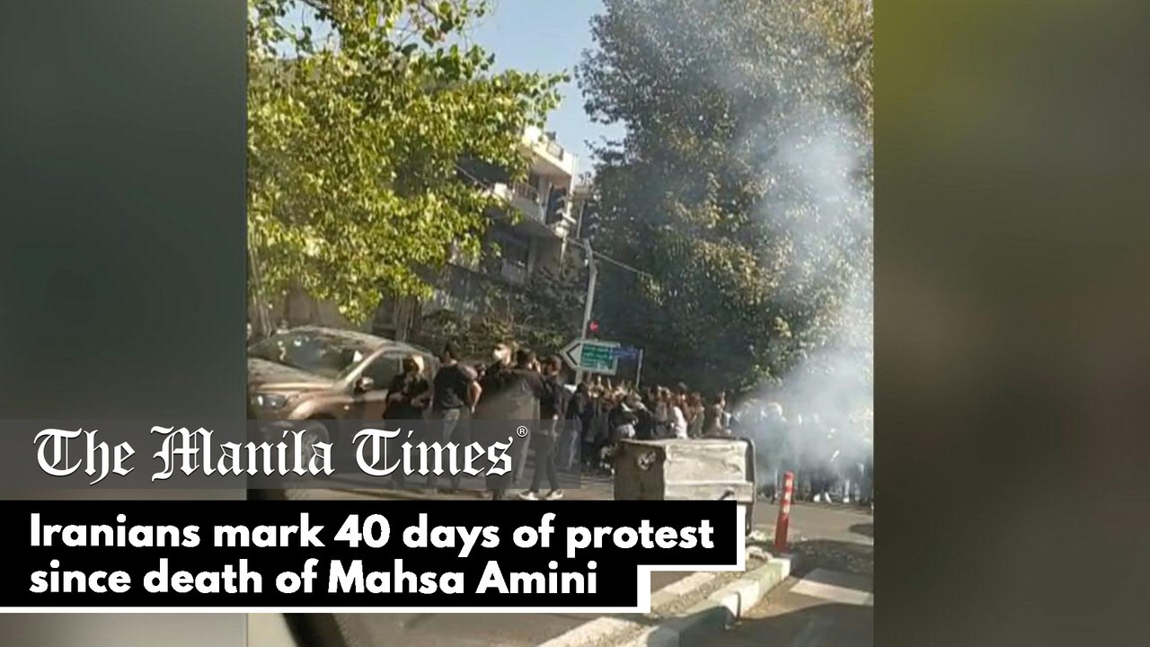 Iranians mark 40 days of protest since death of Mahsa Amini