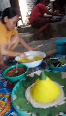 Nasi kuning  k HUT  RI ke  77