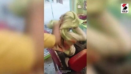 વાપીમાં આગ લગાવીને વાળ કપાવતા યુવક દાઝ્યો