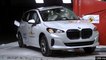 BMW 2 Series Active Tourer and BMW X1 Performance in a side crash, Euro NCAP