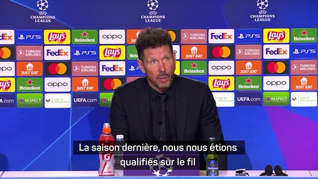 Simeone n'en veut pas à Carrasco pour le penalty manqué