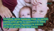 Voici le top 10 des prénoms les plus regrettés pas les parents