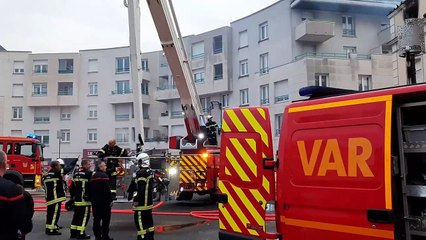 Un feu d'appartement au Mans