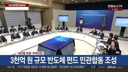 [현장연결] 비상경제민생회의 세션별 토론 - 주력산업