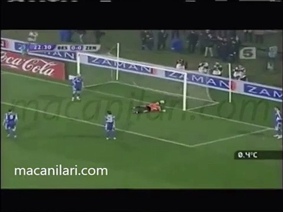 Beşiktaş 1-1 FC Zenit 01.12.2005 - 2005-2006 UEFA Cup Group H Matchday 4