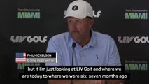 'Nobody can disagree' that LIV Golf is on the rise - Mickelson