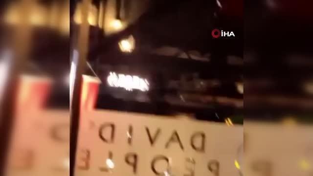 Eğlence merkezinde böyle dehşet saçtılar...Pompalı tüfekle havaya rastgele ateş açıp kaçtılar