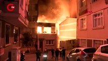 Beyoğlu'nda metruk binada başlayan yangın 5 binaya sıçradı