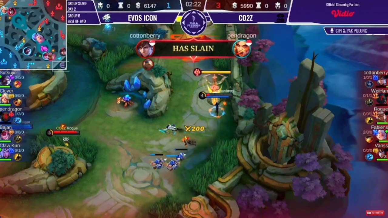 EVOS ICON VS CO2Z || PIALA PRESIDEN ESPORTS 2022 - MOBILE LEGENDS